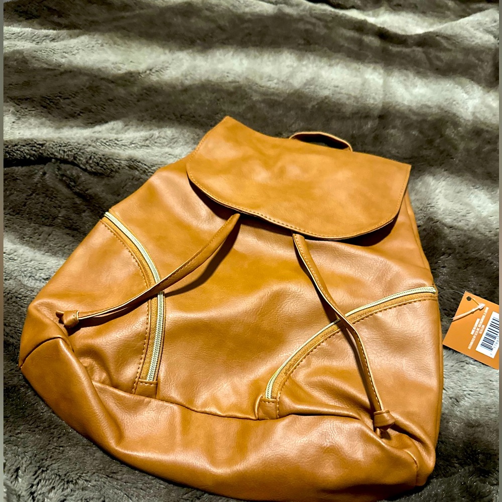 Brown Backpack Bag